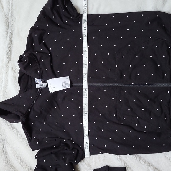 H&M Black and White Polka Dot Hoodie! Size Small! NWT! - Picture 6 of 7